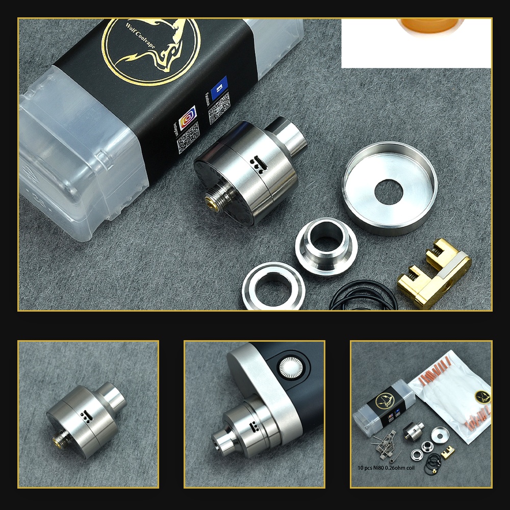 Atomizador Wolfcoolvape Nissho - Vape Coil Replacement reseña y precio