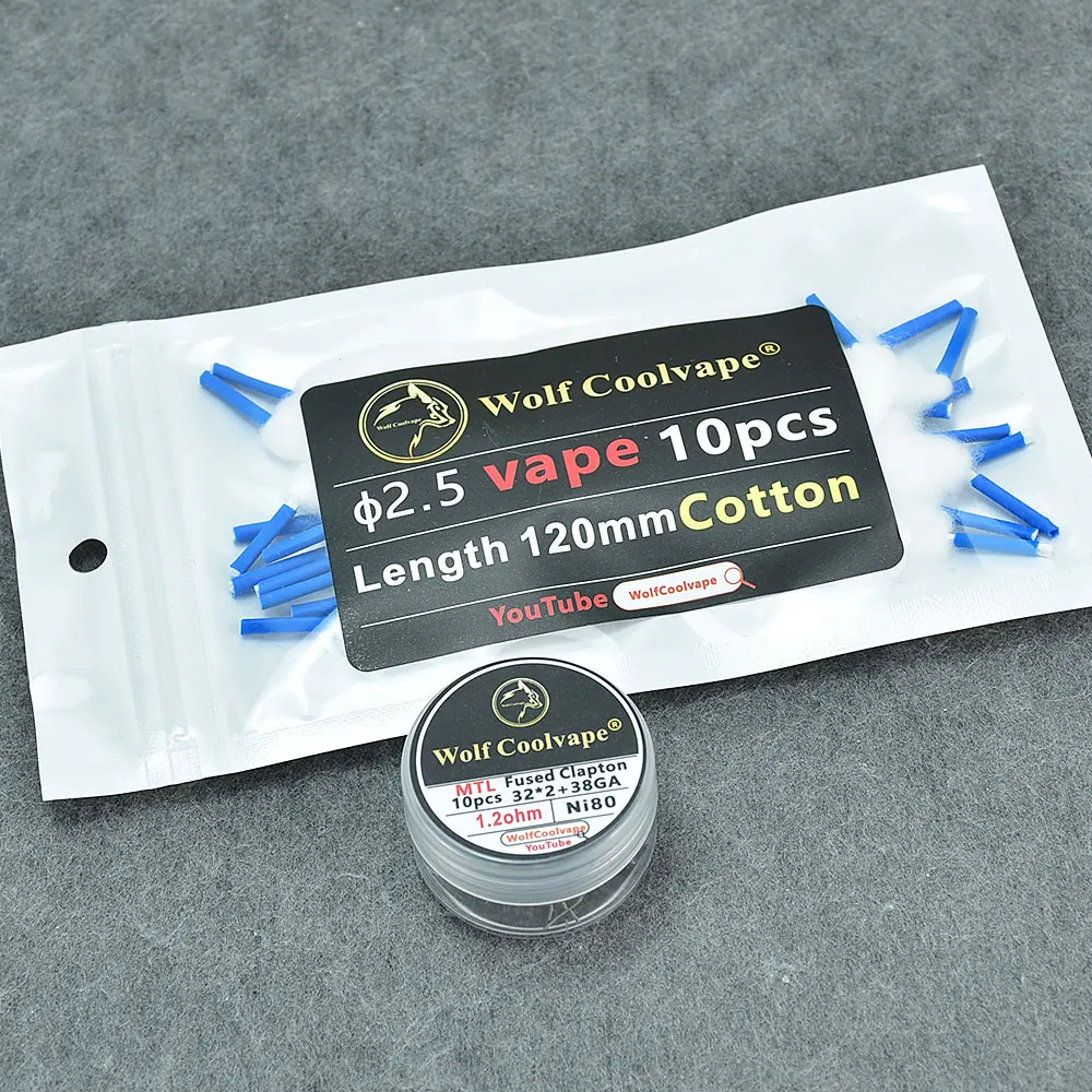 Wolfcoolvape NI80 Cable calefa - Vape Coil Replacement reseña y precio